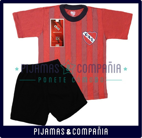 Pijama Independiente Oficial Equipo Futbol Niño Verano 4al10