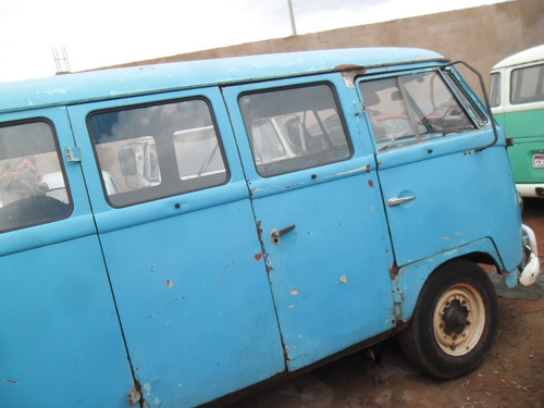 Kombi Vw Van Corujinha 1965 Funcionando Lisa De Lata P/ Rest