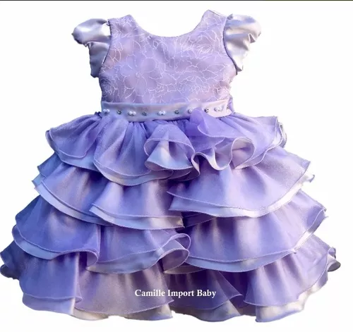 Vestido De Festa Infantil Princesa Sofia 1 Ao 3 Promoção