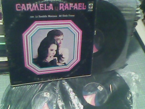 Disco Lp De Acetato Triple Carmela Y Rafael