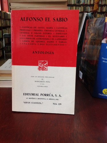Antología De Alfonso El Sabio - Literatura Española