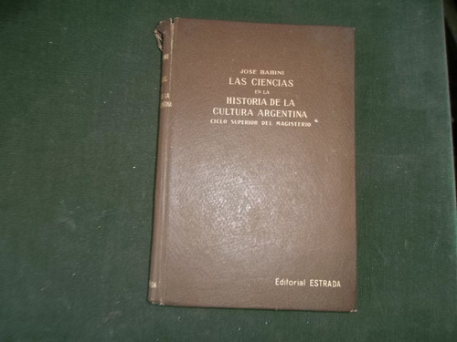 Libro Las Ciencias En La Historia De La Cultura Arg.-num 200