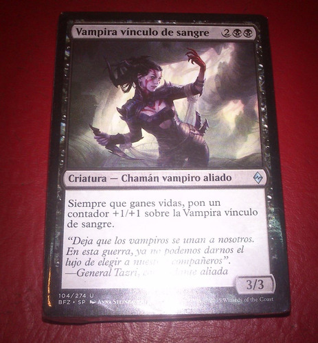 Mazo Magi Mono Negro Vampiros Bfz En Ingles Mtg Bsas