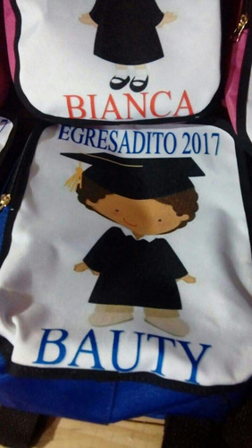 Mochila Egresaditos Personalizada Novedad! Regalos Zona Sur!