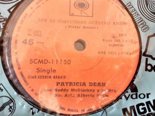 Vinilo Single De Patricia Dean Estoy Locamente En ( L L  -81