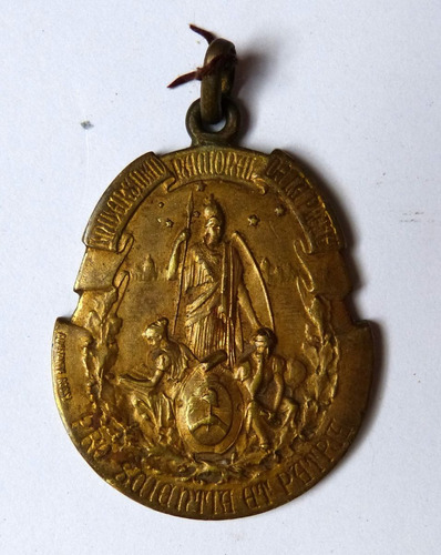 Antigua Medalla Rugby Olimpiada Universitaria La Plata 1940