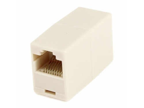 Oferta! 5u. Adaptador Union Ficha Rj45 Cupla Hembra Red