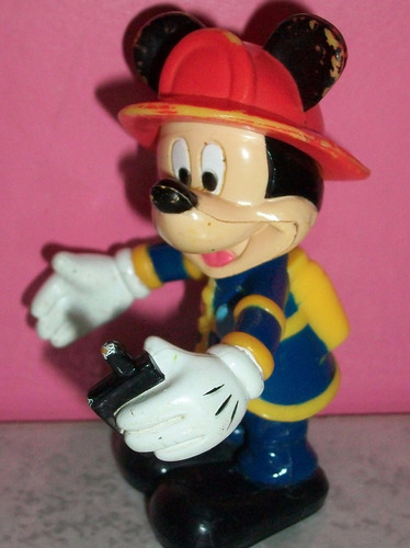 Disney Mickey Bombero Muñeco Juguete Coleccion Figura Accion
