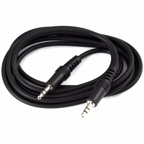 Cable De Audio Auxiliar 90cm De 3.5mm A 3.5mm Radio Celular