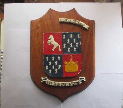 Antiguo Escudo A.r.a. Cabo San Bartolomé - Militaria