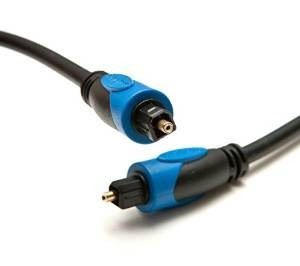 Bluerigger Audio Digital Óptica Toslink Cable (3 Pies)