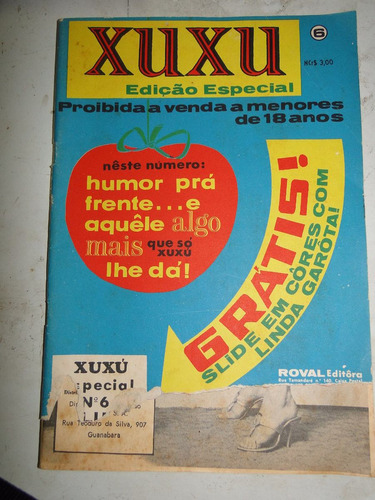Xuxu Especial 6 - 196? - Roval Editora - Anedotas / Piadas
