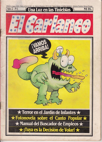 Revista El Carlanco 1983 Mario Levrero Y Otros Humor Uruguay