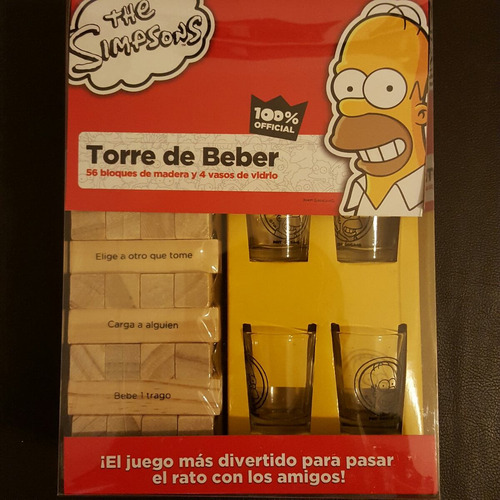 Jenga Torre Del Beber Los Simpsons