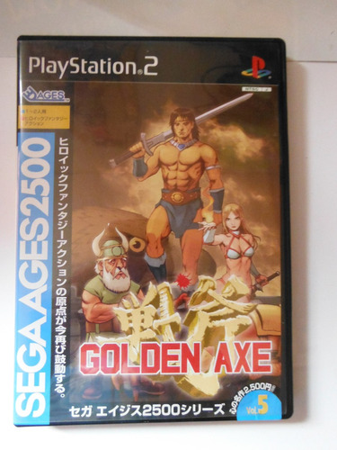 Playstation Ps2 Golden Axe Videogame Japones Anime Fantasia