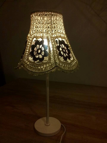 Pantallas En Crochet,lamparas,fabrica,iluminacion,artesana3