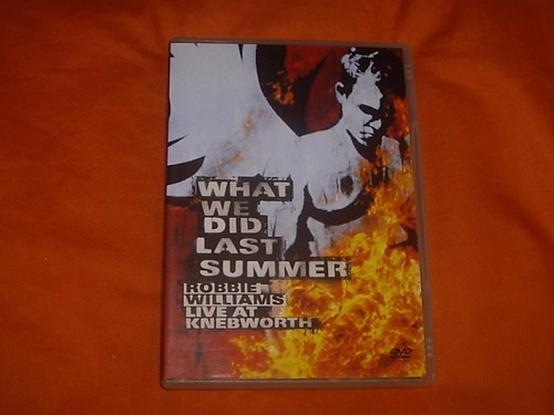 Dvd Robbie Williams What Did Last Sumer(dupl)-frete Combinar