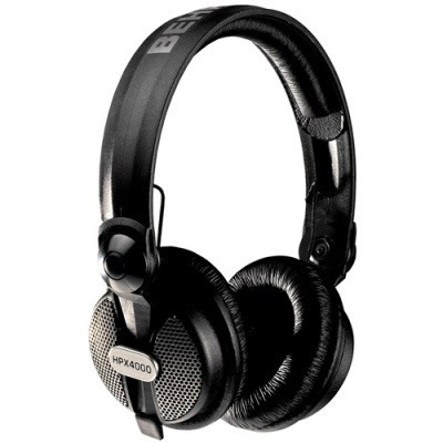 Fone De Ouvido Behringer Hpx4000 Preto Para Dj Over Ear