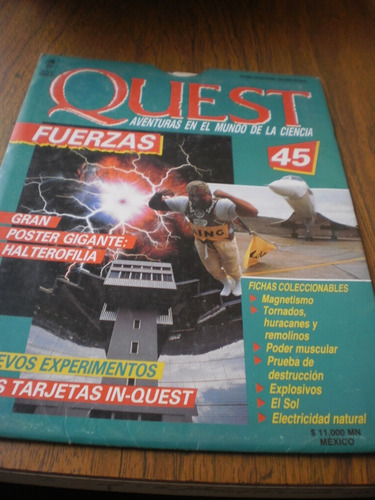 Quest Fuerzas  Ii  No. 45 Revista Y Poster Halterofilia