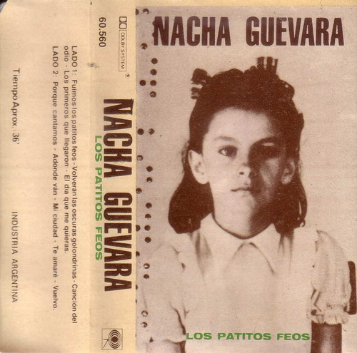 Nacha Guevara Los Patitos Feos 1982 Benedetti Cassette Pvl