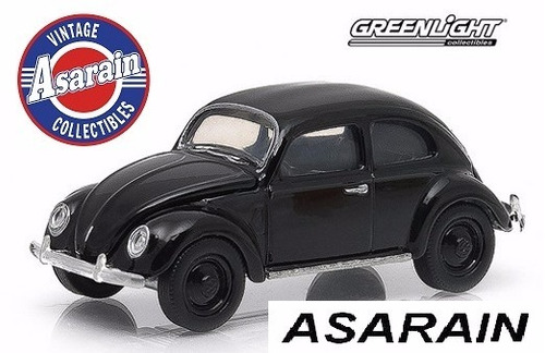 Vw - Fusca 1938 Split Window V-dub Black Greenlight  - 1/64