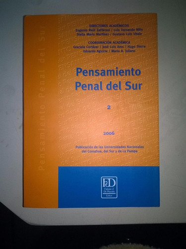 Pensamiento Penal Del Sur-2  (zaffaroni-niño-martínez-vitale