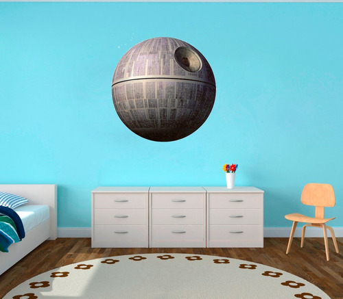 Vinilo Pared Star Wars Impresos Death Star  Wall Stickers