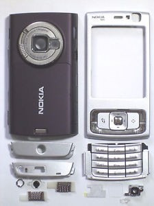 Kit Carcaça Nokia N95 Cinza Prata Pronta Entrega!