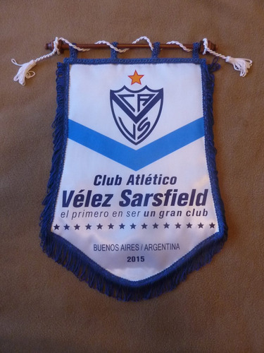 Banderin Estandarte De Velez Sarsfield