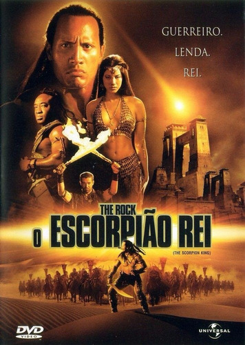 Dvd Filme O Escorpiao Rei The Rock - Dublado - Lacrado