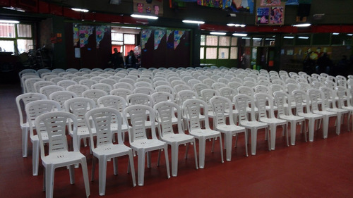 Imagen 6 de 9 de Alquiler Mesas Y Sillas Plásticas / Whatsapp 1554564192
