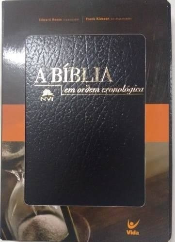 Bíblia Em Ordem Cronológica Nvi Preta Covertex