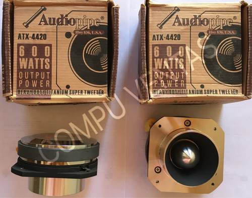 Tweeter Tipo Bala 600w Audiopipe Original Atx-4420 Calidad