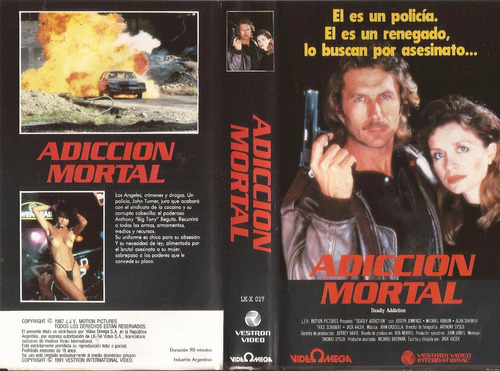 Adiccion Mortal Vhs Deadly Addiction 1988 Jack Vacek