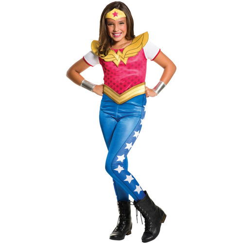 Disfraz De Wonder Woman Para Niña Talla: S Halloween