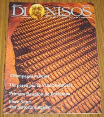 Dionisos Vinos N° 30 Abril 2003 Pisco Sour Champagnes Añejos
