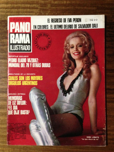 Revista Panorama Ilustrado Nº68, Diciembre 1974 Sissi Lobato