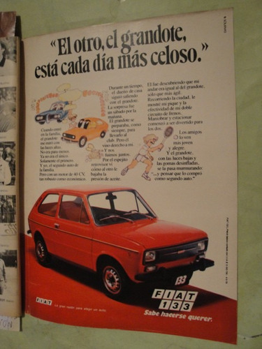 Publicidad Fiat 133 Año 1979