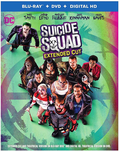 Escuadron Suicida Blu Ray+dvd+descarga Digital Hd