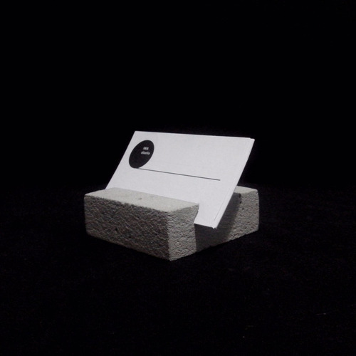 Portacelular Tarjetero Portalapiz Juego Escritorio Cemento