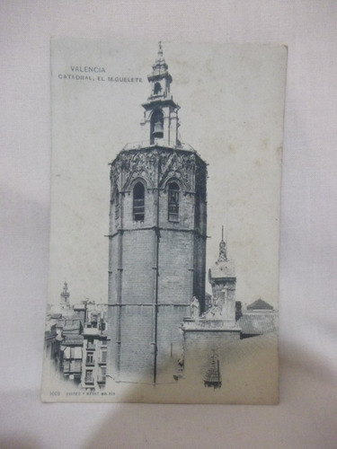 B. Antigo - Cartão Postal Espanhol Catedral El Miguelete