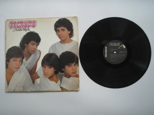 Lp Vinilo Menudo A Todo Rock Printed Usa 1983