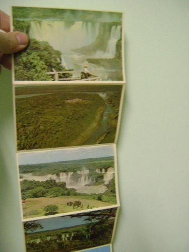 Antiga Lembrança Cataratas Do Rio Iguaçu Cartela 11 Fotos