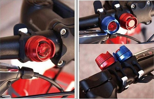 Kit De Segurança P/bike C/ 2 Sinalizadores Em Led E Alumínio