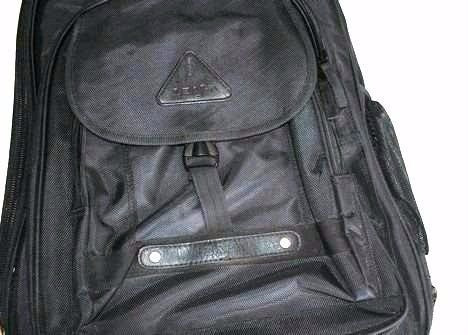 Bag Para Contra Baixo Alcochoada Em Nylon Leafa Preto