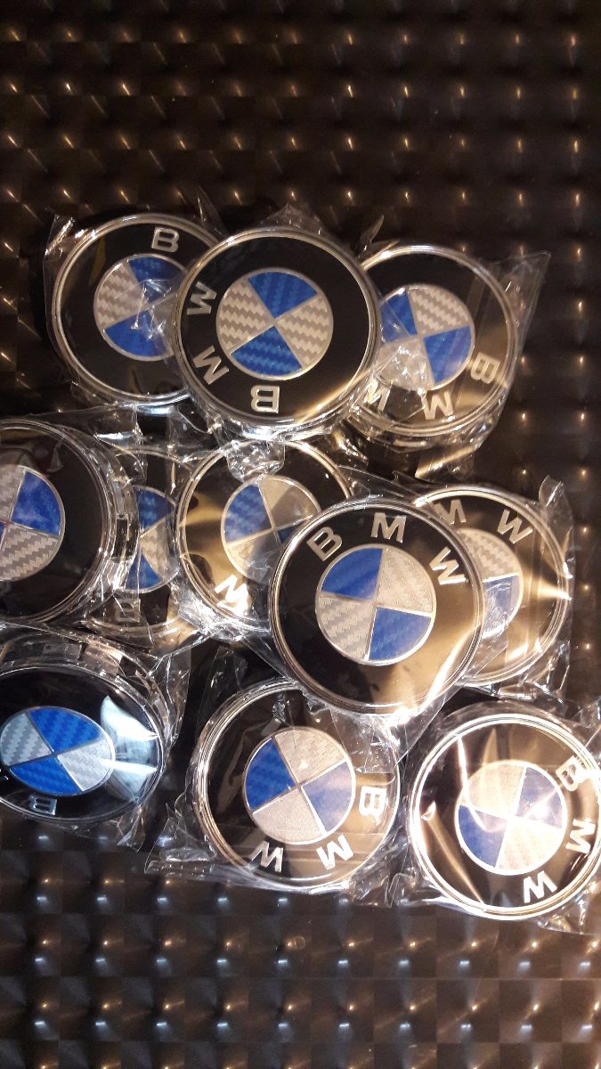 4 Tapas Rin Bmw Serie 135 X1x3x5 Fibra Carbon Azul Mercado Libre