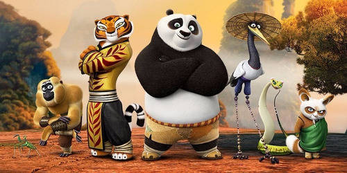 Kung Fu Panda  Y Otros 10 Llaveros Souvenir Con Dedicatoria