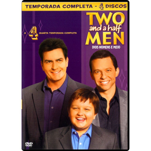 Dvd Two And A Half Men - Dois Homens E Meio - 4ª Temporada