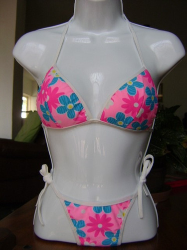 Traje Baño Chicas Bikini Hilo Talla M 34 B