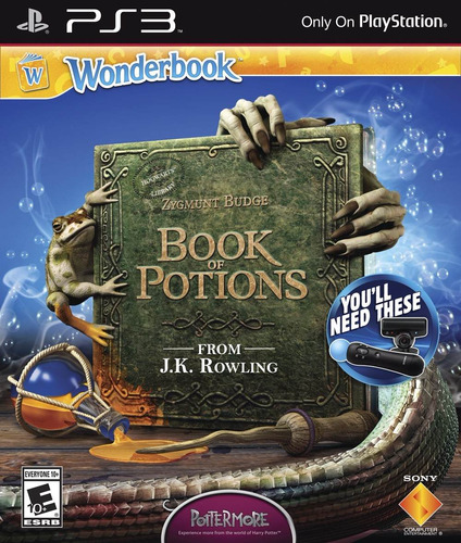 Libro De Hechizos Book Of Spells Harry Potter Ps3 Gran Juego